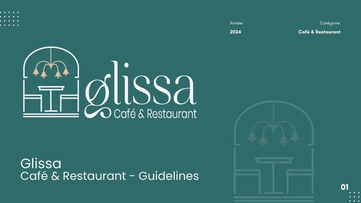 Glissa Café & Restaurant — Guidelines identité visuelle
